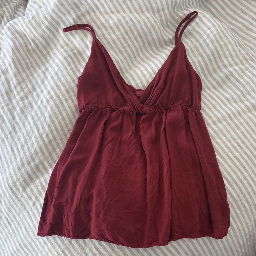 Brandy Melville Burgundy Camisole Top